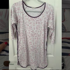 Lake Pajamas Size Small 3/4 sleeve nightgown